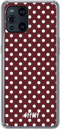 Burgundy Dots Find X3 Pro