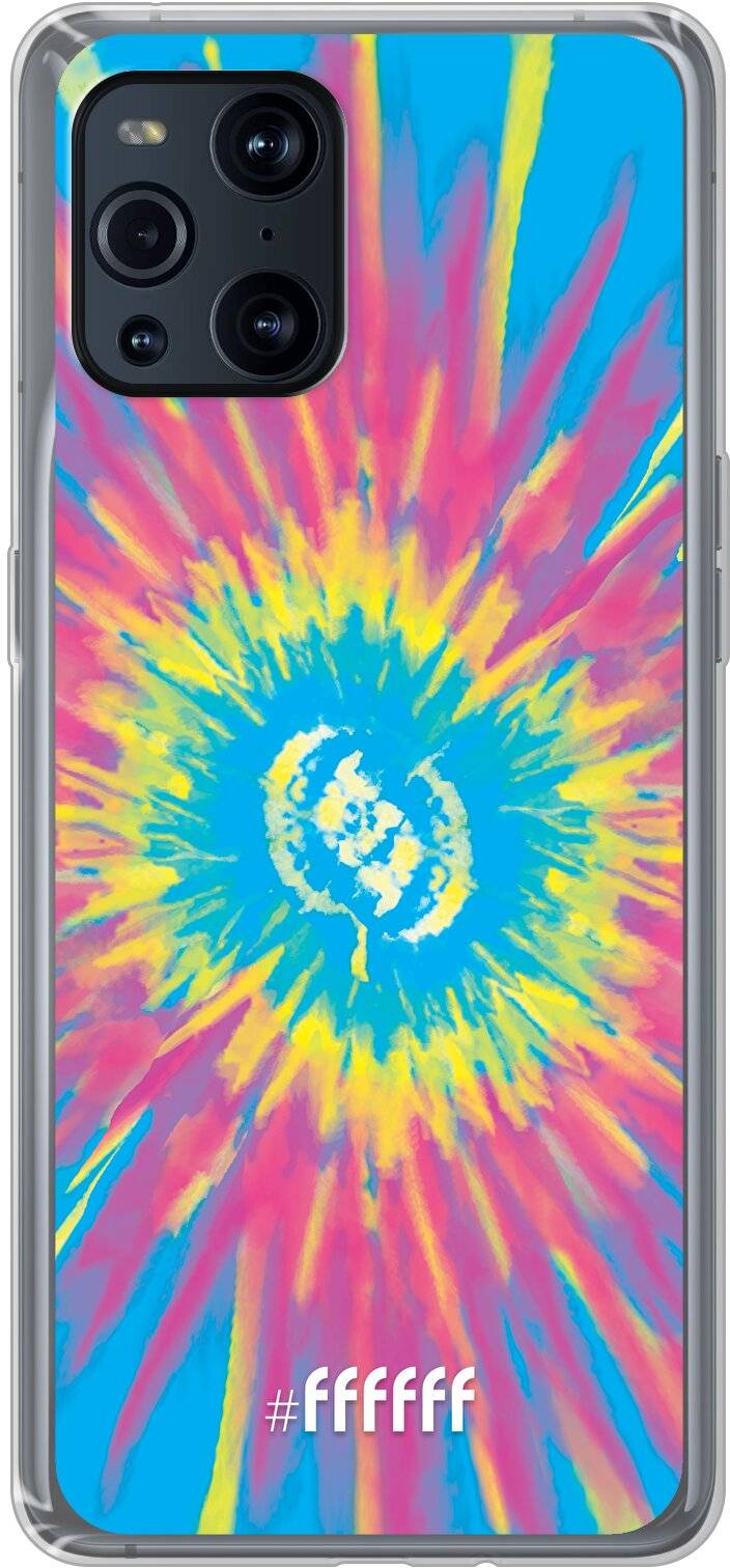 Flower Tie Dye Find X3 Pro