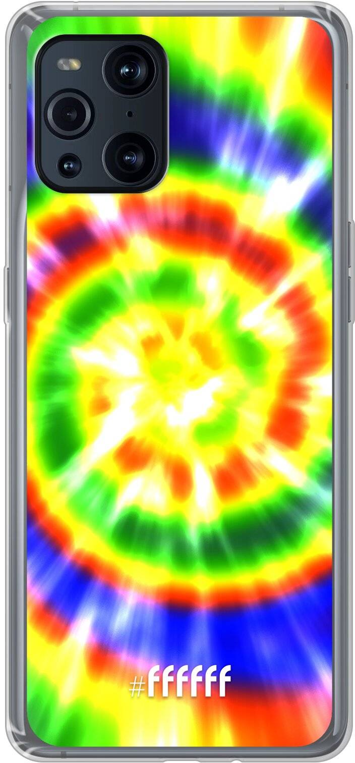 Hippie Tie Dye Find X3 Pro