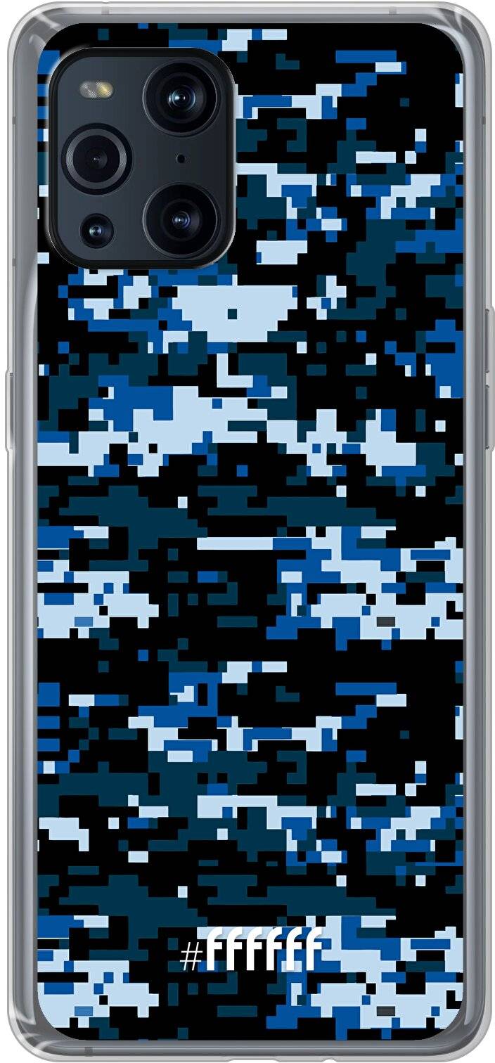 Navy Camouflage Find X3 Pro