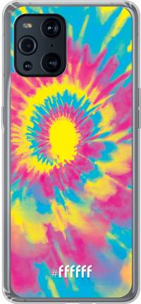 Psychedelic Tie Dye Find X3 Pro