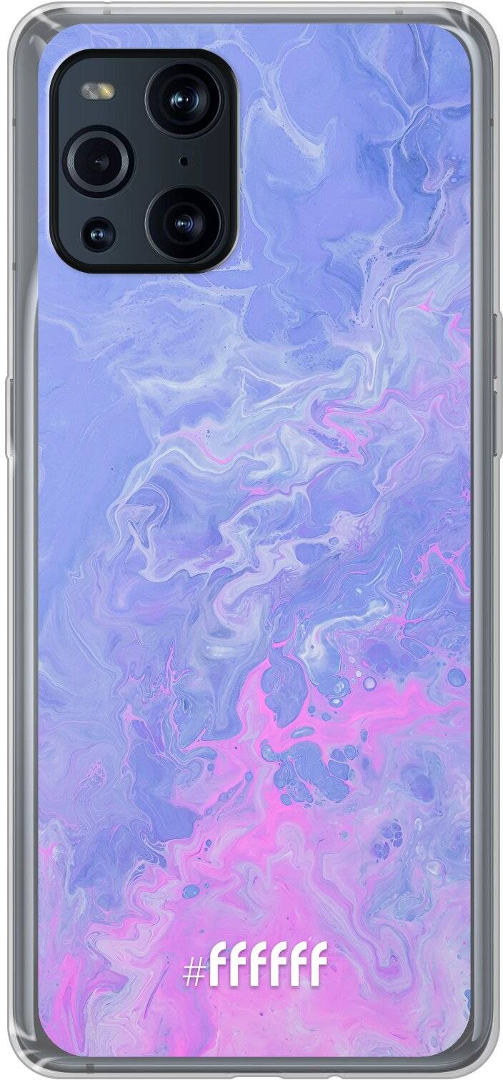 Purple and Pink Water Find X3 Pro