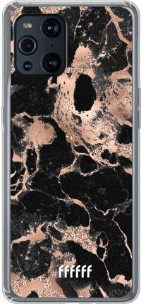 Rose Gold Marble Find X3 Pro