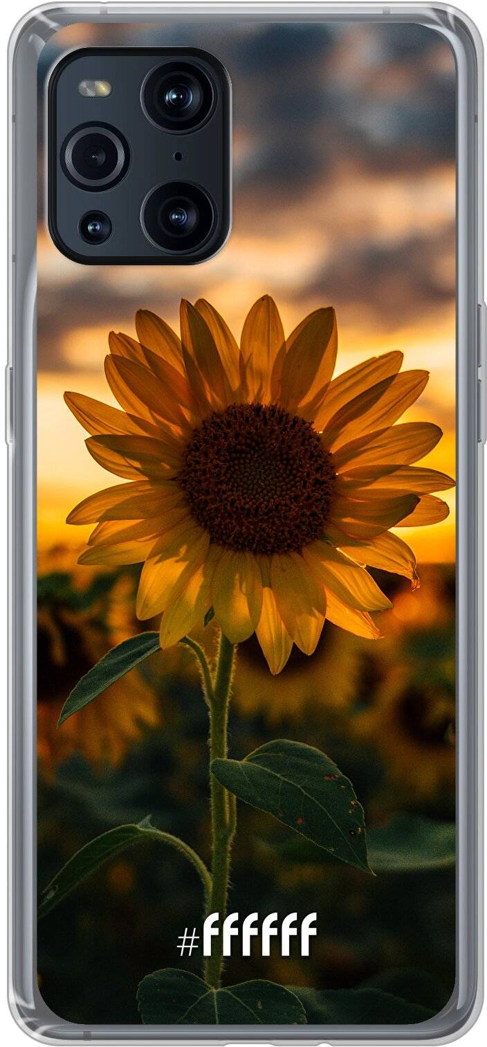 Sunset Sunflower Find X3 Pro