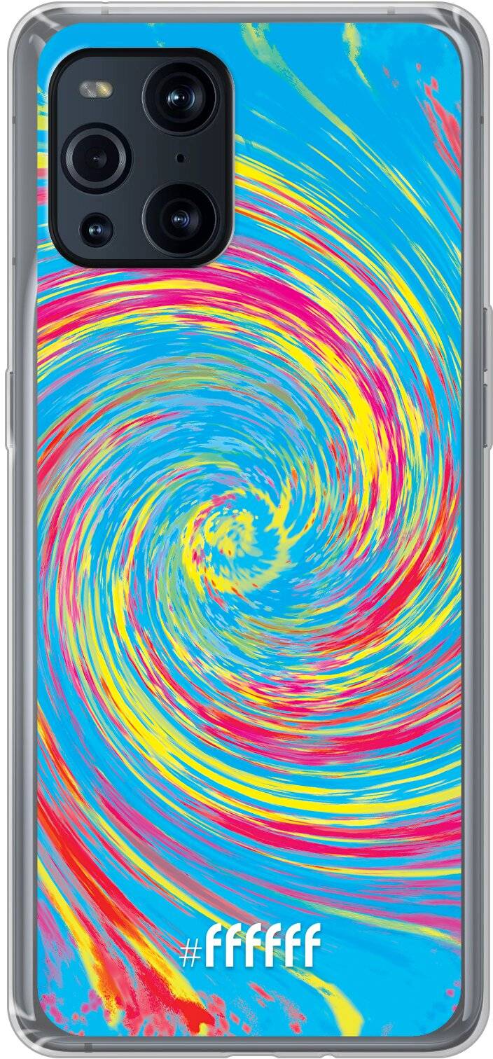 Swirl Tie Dye Find X3 Pro