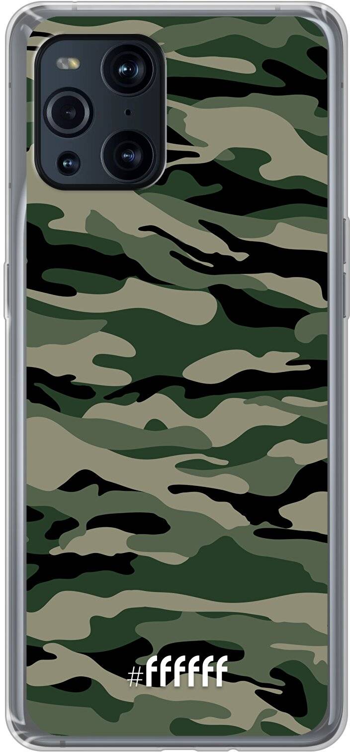 Woodland Camouflage Find X3 Pro