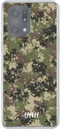 Digital Camouflage Find X5 Pro