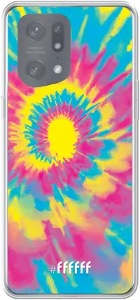 Psychedelic Tie Dye Find X5 Pro