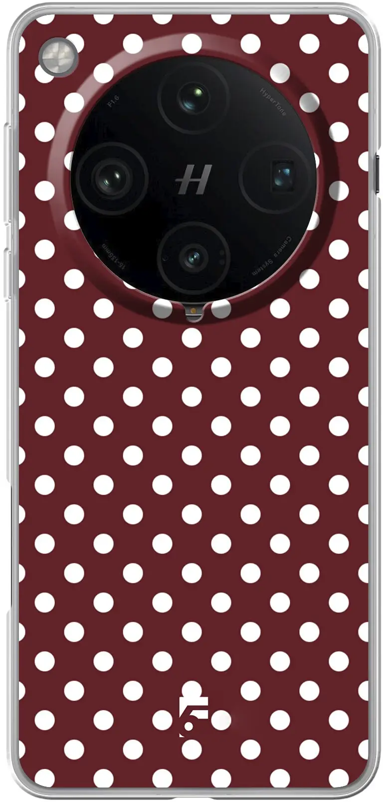 Burgundy Dots Find X8 Pro