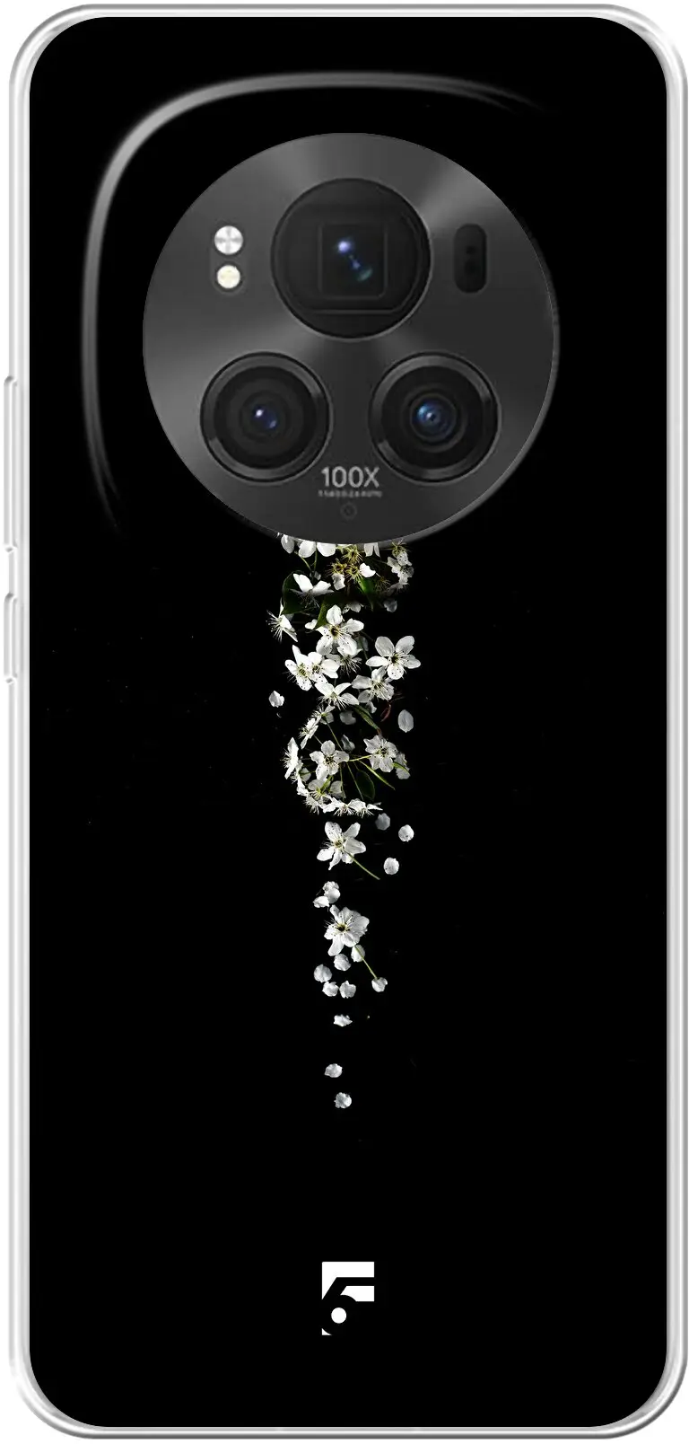 White flowers in the dark Magic 6 Pro