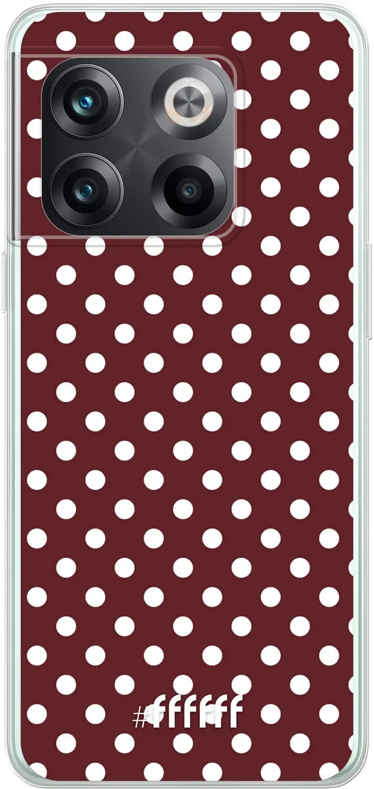 Burgundy Dots 10T