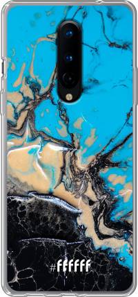 Blue meets Dark Marble 8