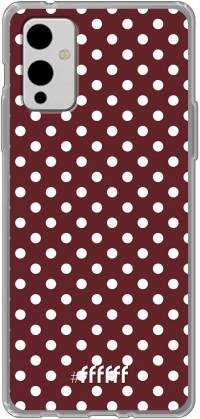 Burgundy Dots 9