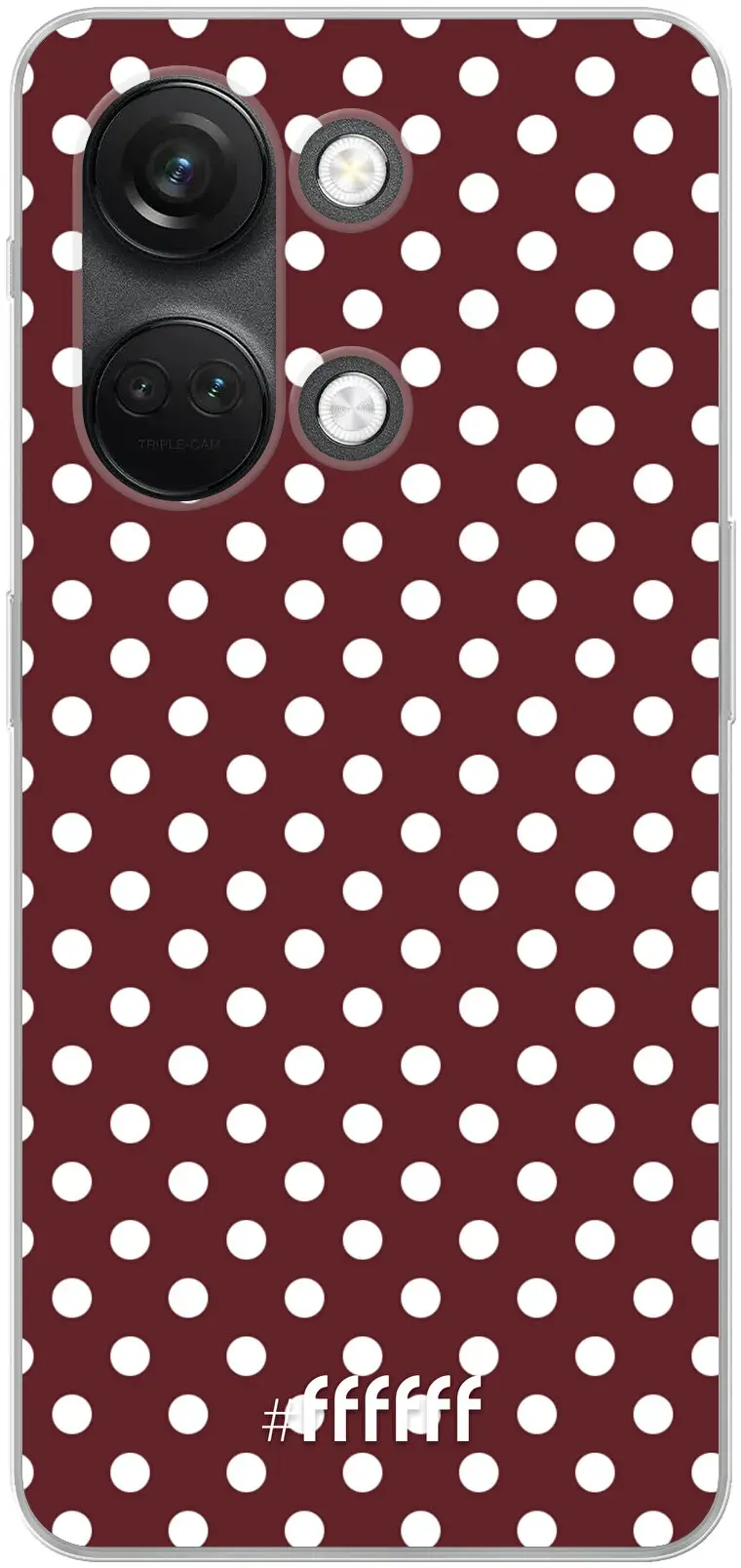 Burgundy Dots Nord 3