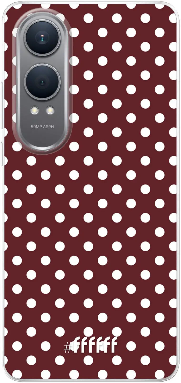 Burgundy Dots Nord CE4 Lite