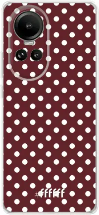 Burgundy Dots Reno 10