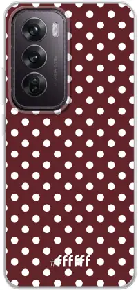 Burgundy Dots Reno12 Pro