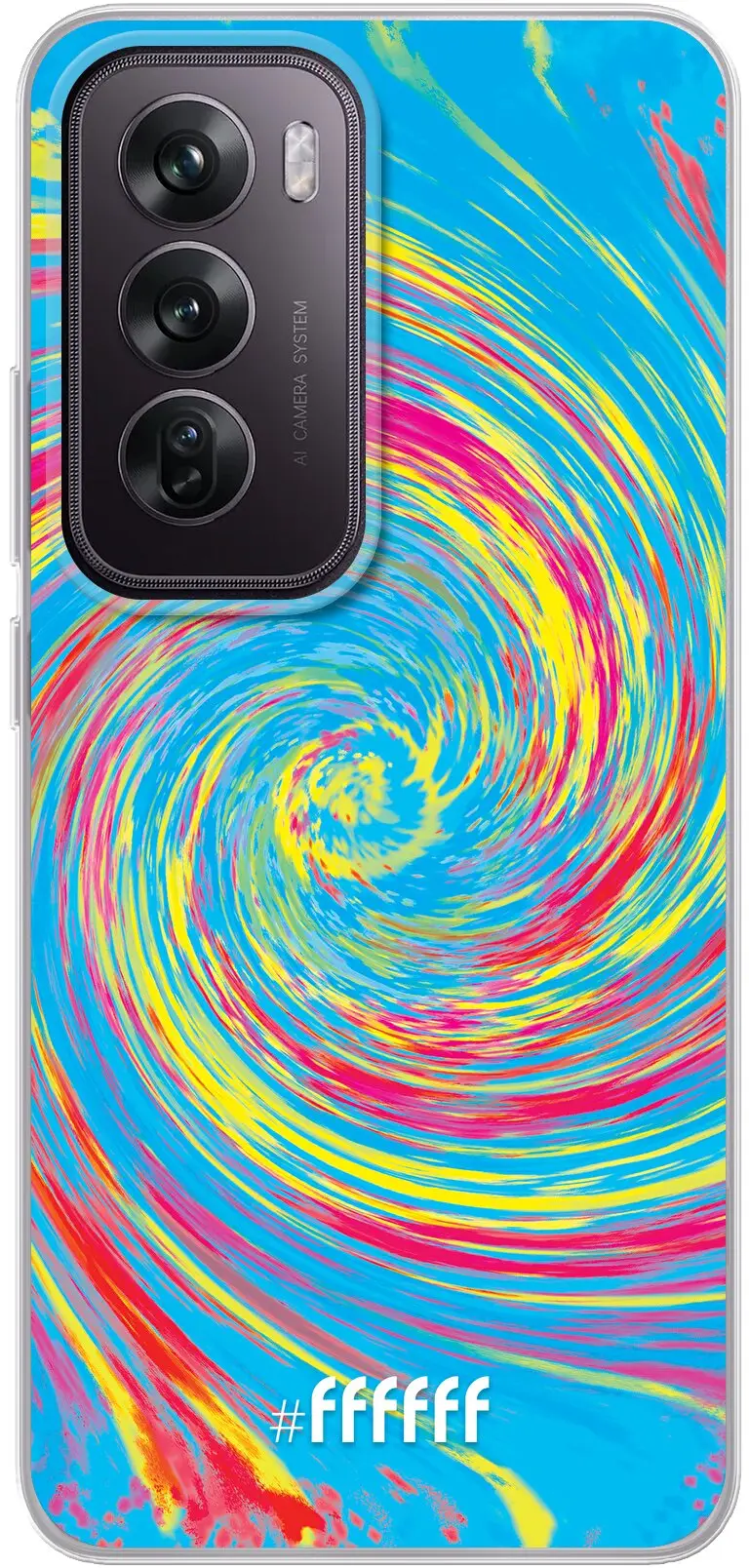 Swirl Tie Dye Reno12 Pro