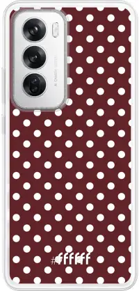 Burgundy Dots Reno12