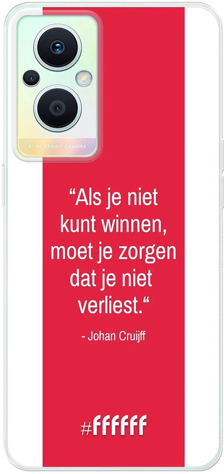 AFC Ajax Quote Johan Cruijff Reno8 Lite