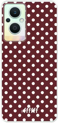 Burgundy Dots Reno8 Lite