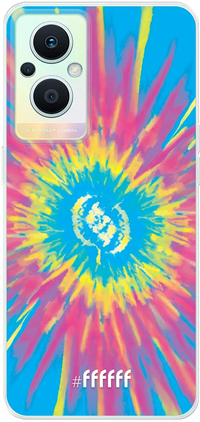 Flower Tie Dye Reno8 Lite