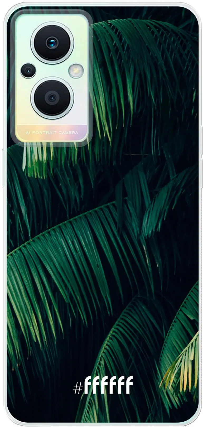 Palm Leaves Dark Reno8 Lite