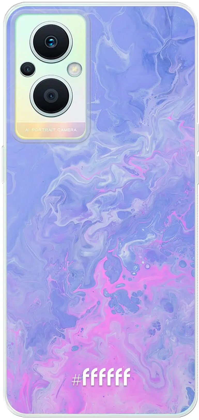 Purple and Pink Water Reno8 Lite