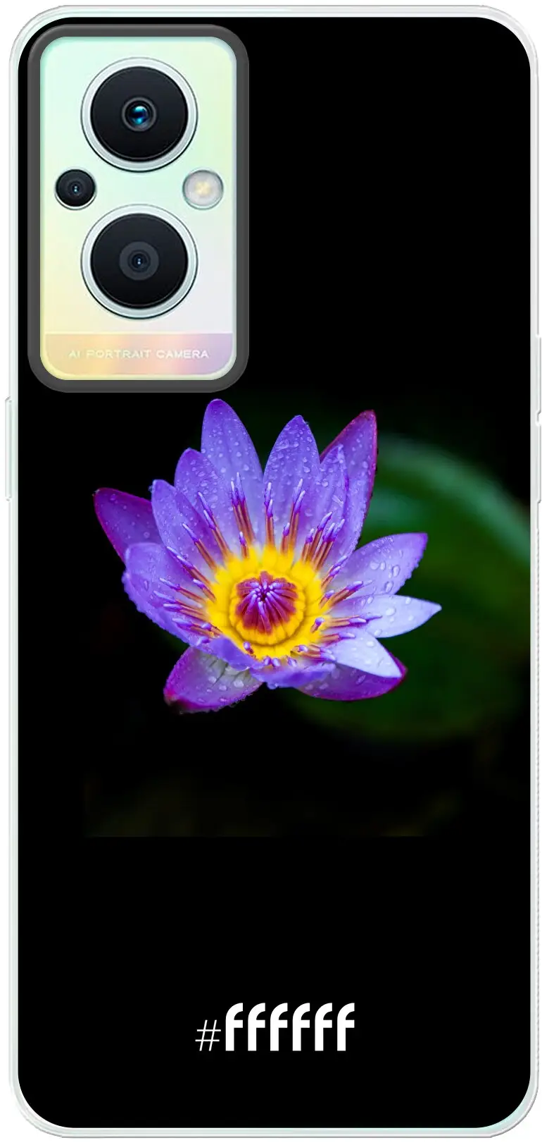 Purple Flower in the Dark Reno8 Lite