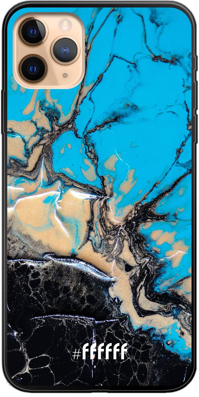 Blue meets Dark Marble iPhone 11 Pro Max