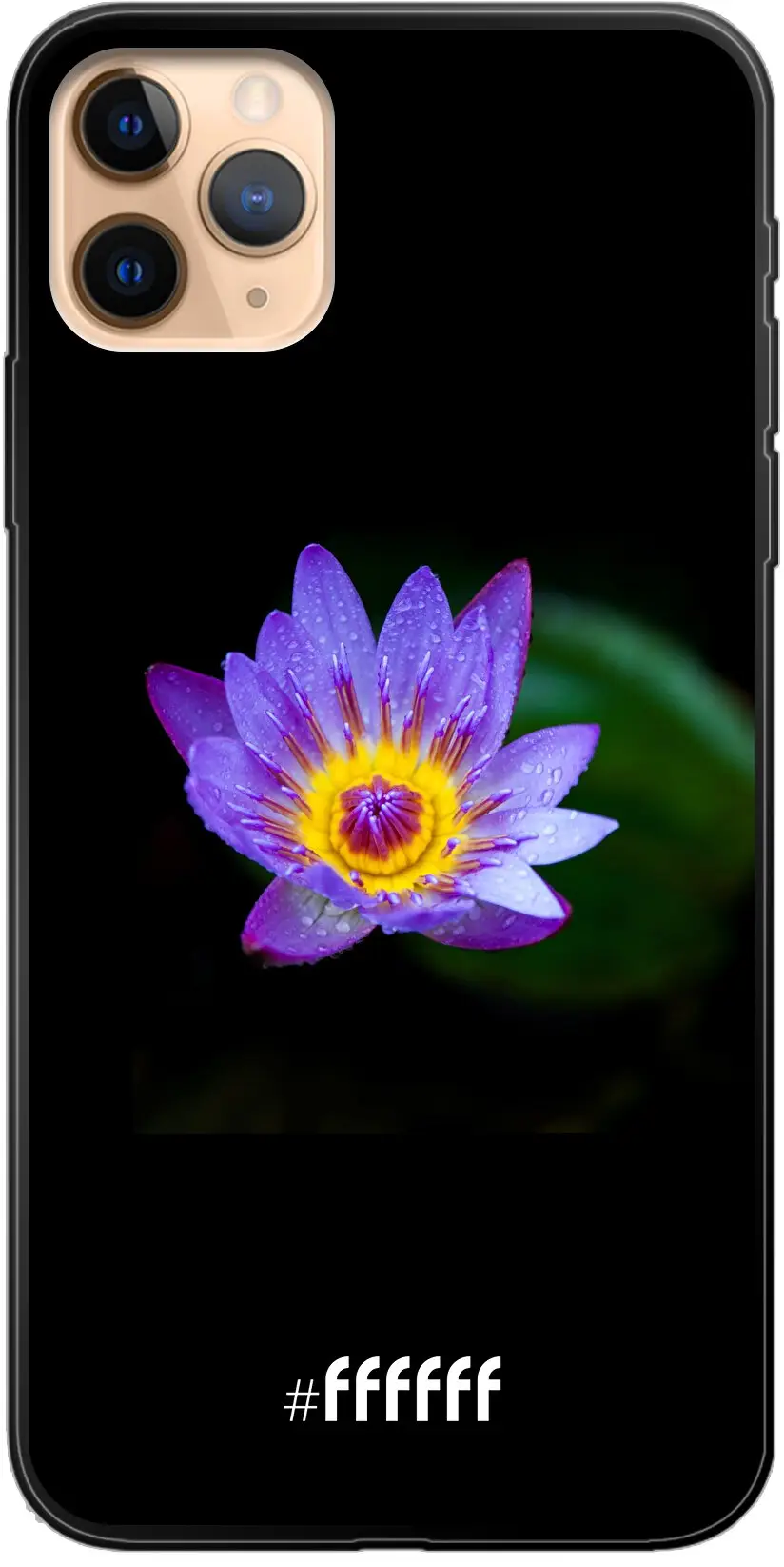 Purple Flower in the Dark iPhone 11 Pro Max