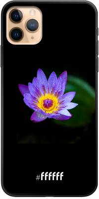 Purple Flower in the Dark iPhone 11 Pro Max