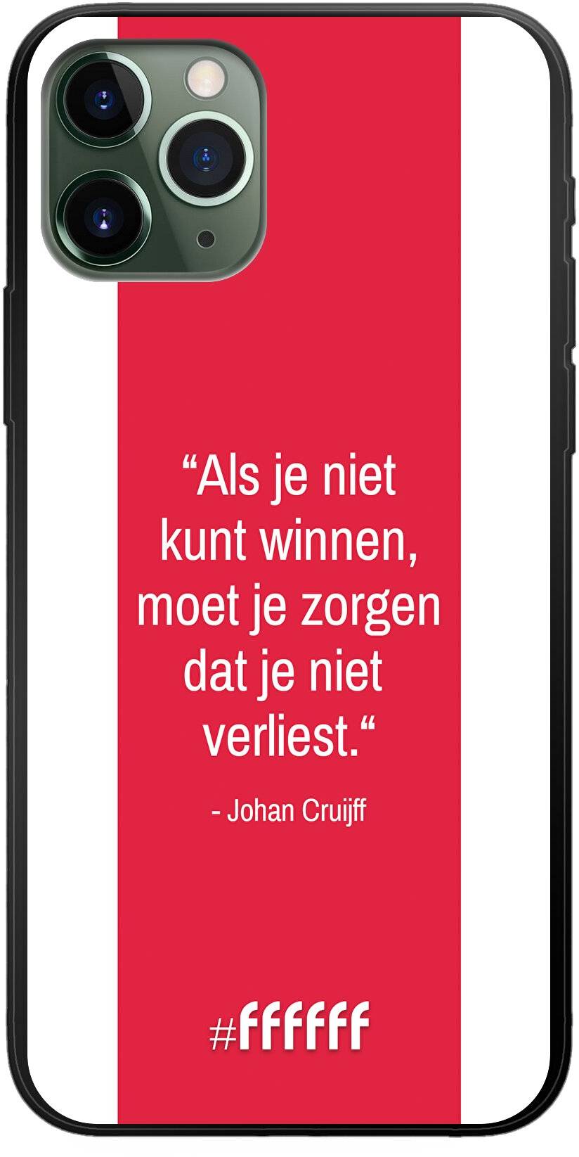 AFC Ajax Quote Johan Cruijff iPhone 11 Pro