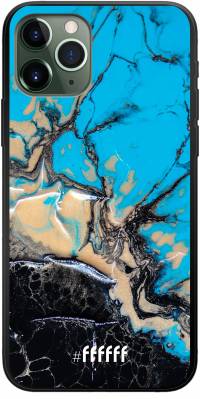 Blue meets Dark Marble iPhone 11 Pro