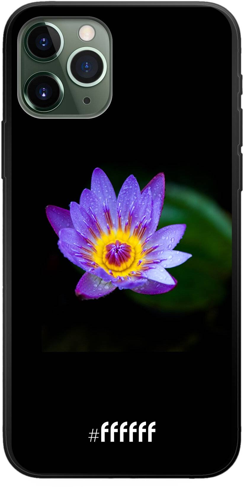 Purple Flower in the Dark iPhone 11 Pro