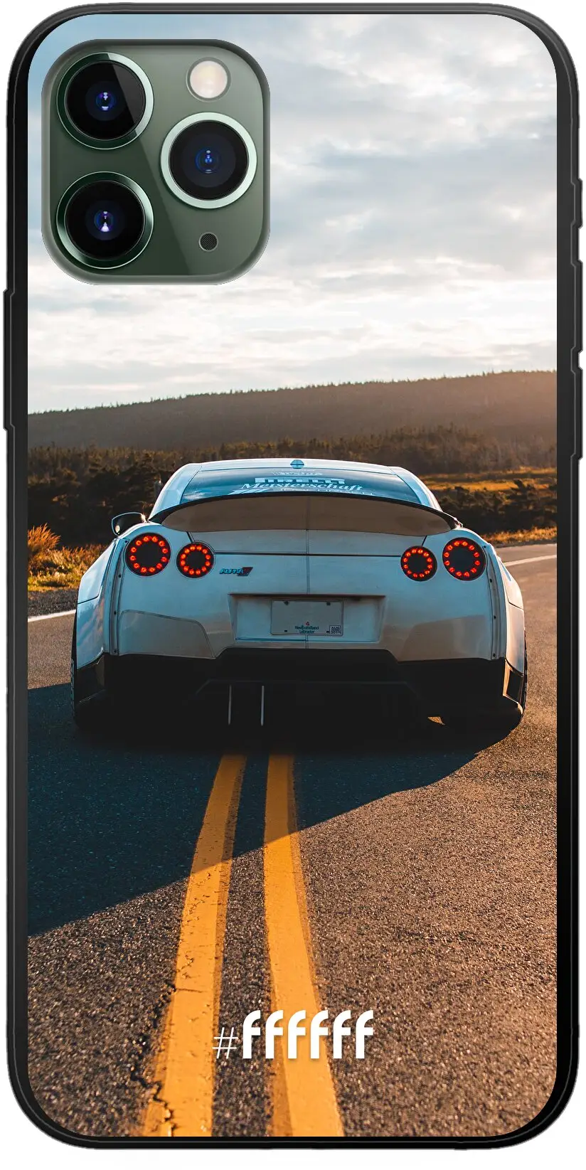 Silver Sports Car iPhone 11 Pro