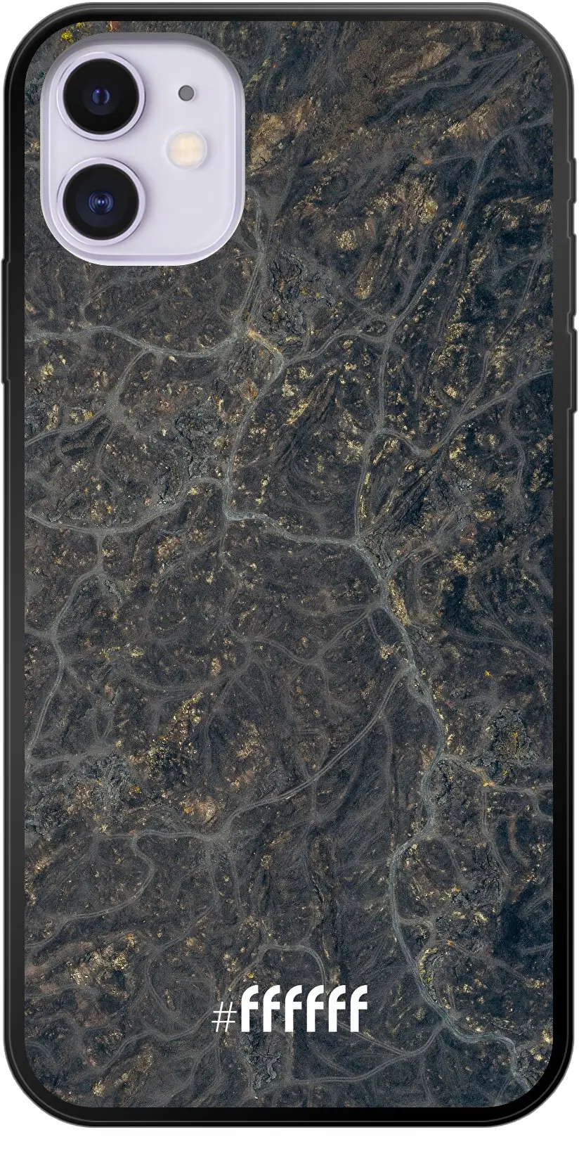 Golden Glitter Marble iPhone 11