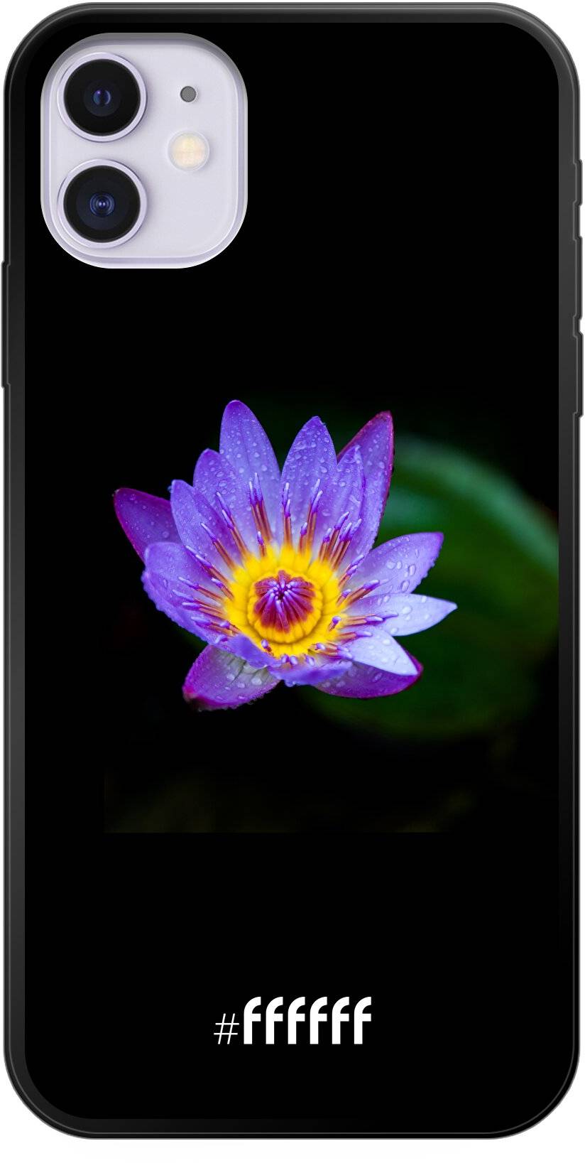 Purple Flower in the Dark iPhone 11