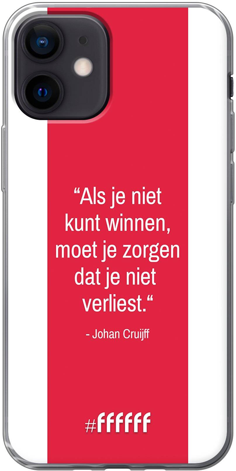 AFC Ajax Quote Johan Cruijff iPhone 12 Mini