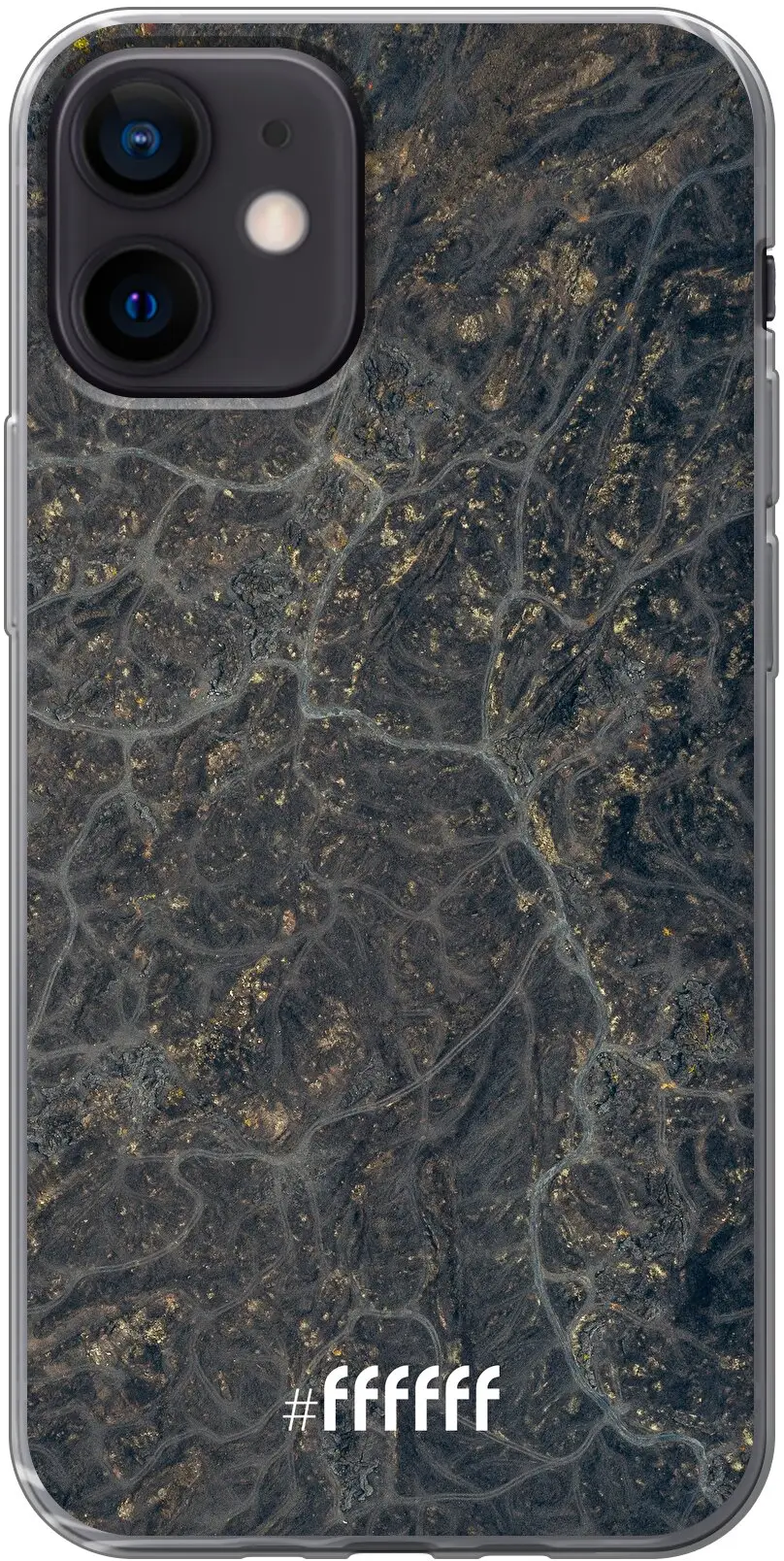 Golden Glitter Marble iPhone 12 Mini