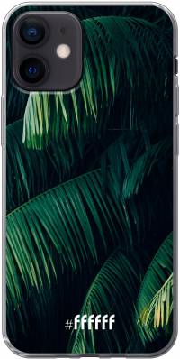Palm Leaves Dark iPhone 12 Mini