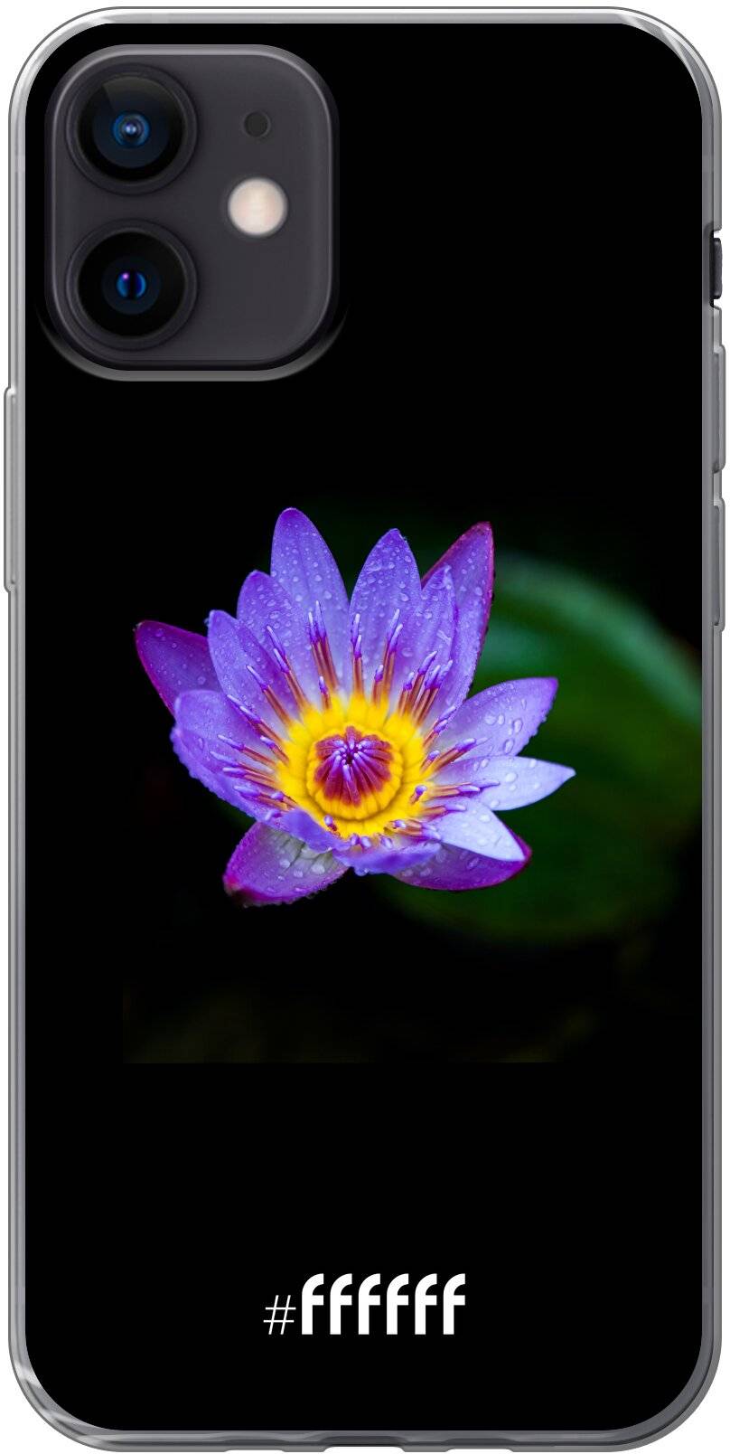 Purple Flower in the Dark iPhone 12 Mini