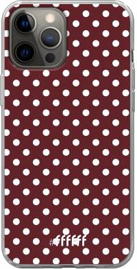 Burgundy Dots iPhone 12 Pro Max