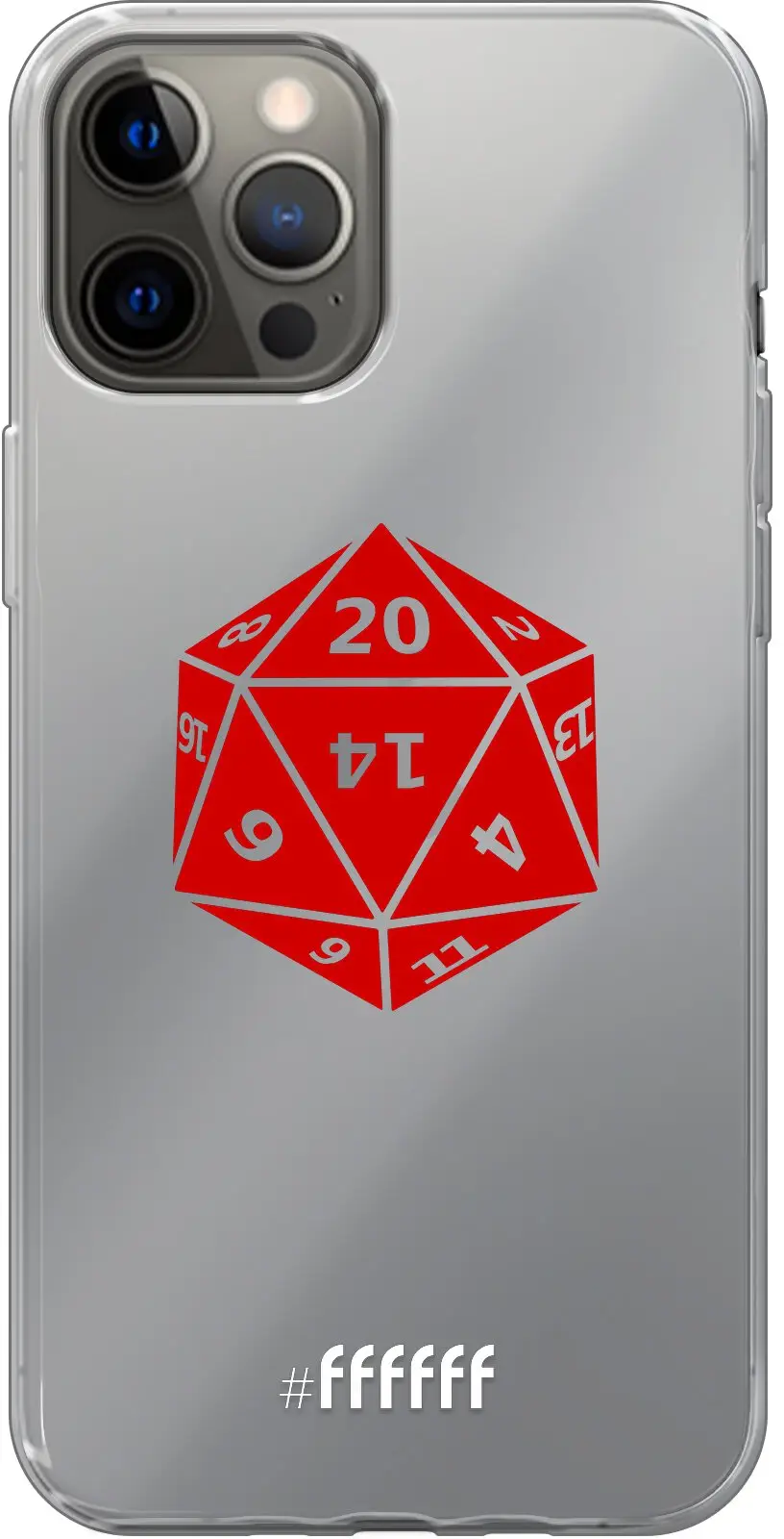 D20 - Transparant iPhone 12 Pro Max