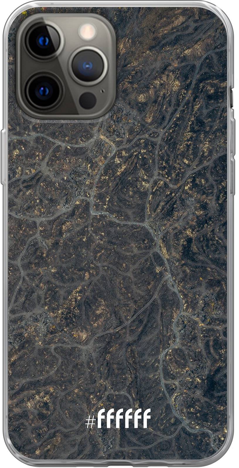 Golden Glitter Marble iPhone 12 Pro Max