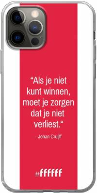 AFC Ajax Quote Johan Cruijff iPhone 12 Pro