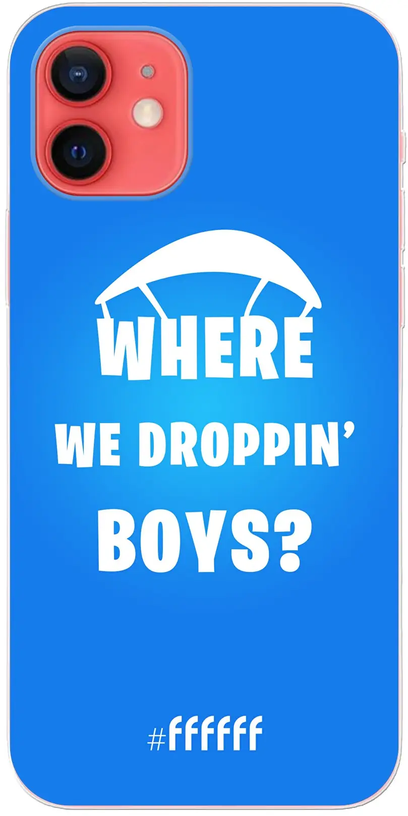 Battle Royale - Where We Droppin' Boys iPhone 12 Pro