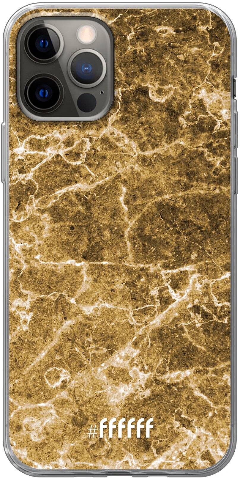 Gold Marble iPhone 12 Pro