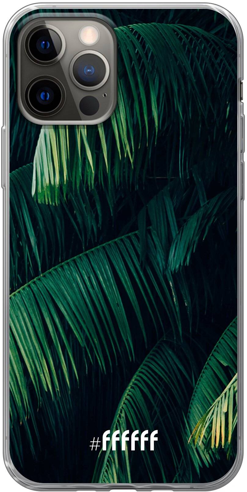 Palm Leaves Dark iPhone 12 Pro