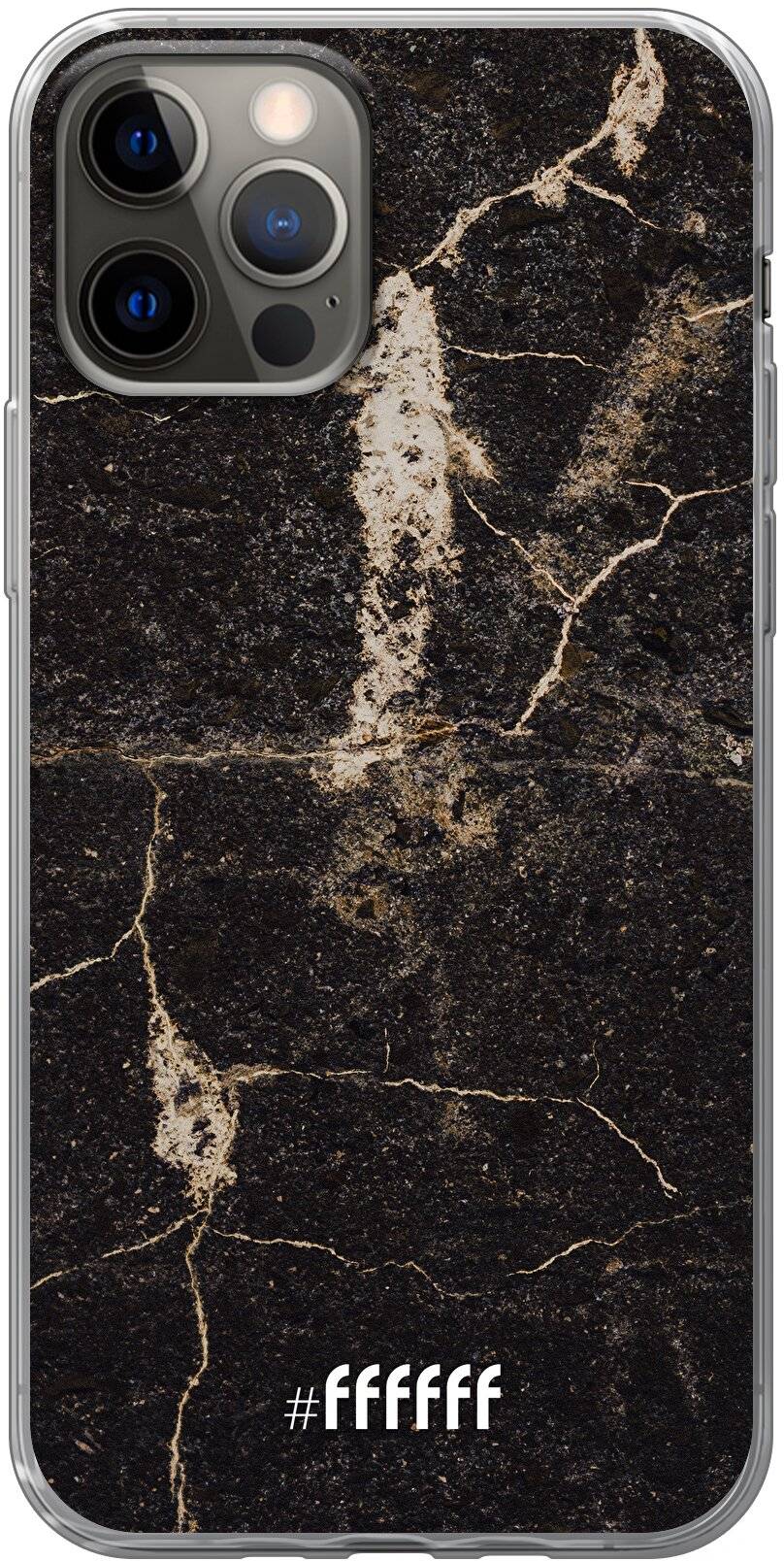 Dark Golden Marble iPhone 12